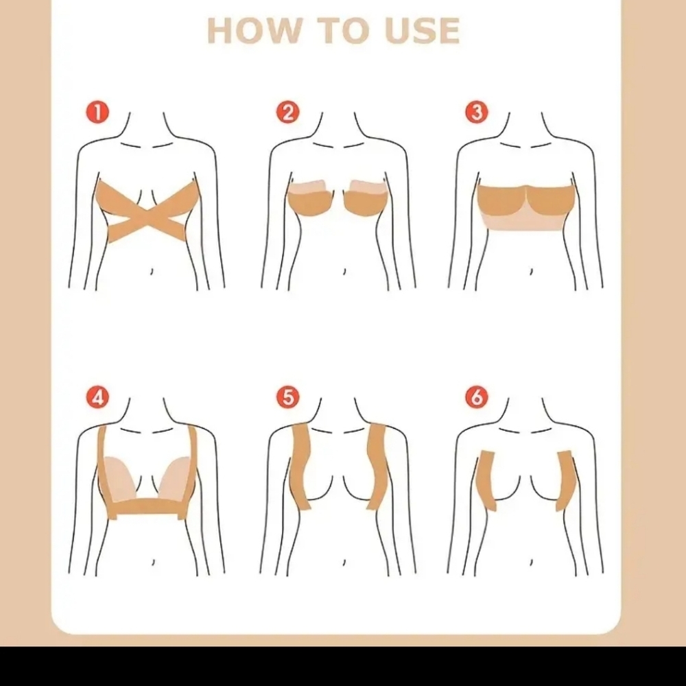 Womens Adhesive brest/ boob tape